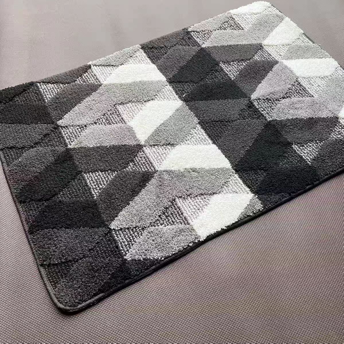 家用轻奢加厚吸水防滑高端地垫地毯（100*80cm）