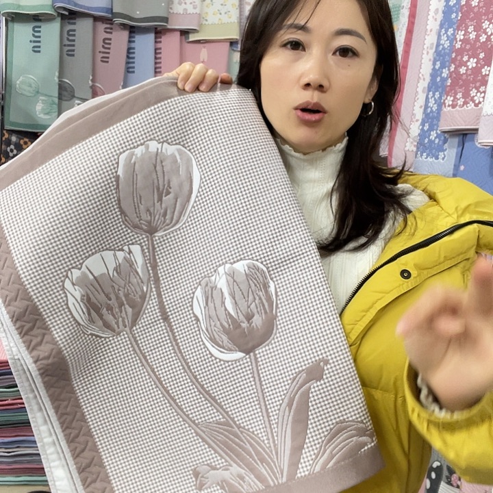 棉特价促销咖色郁金香