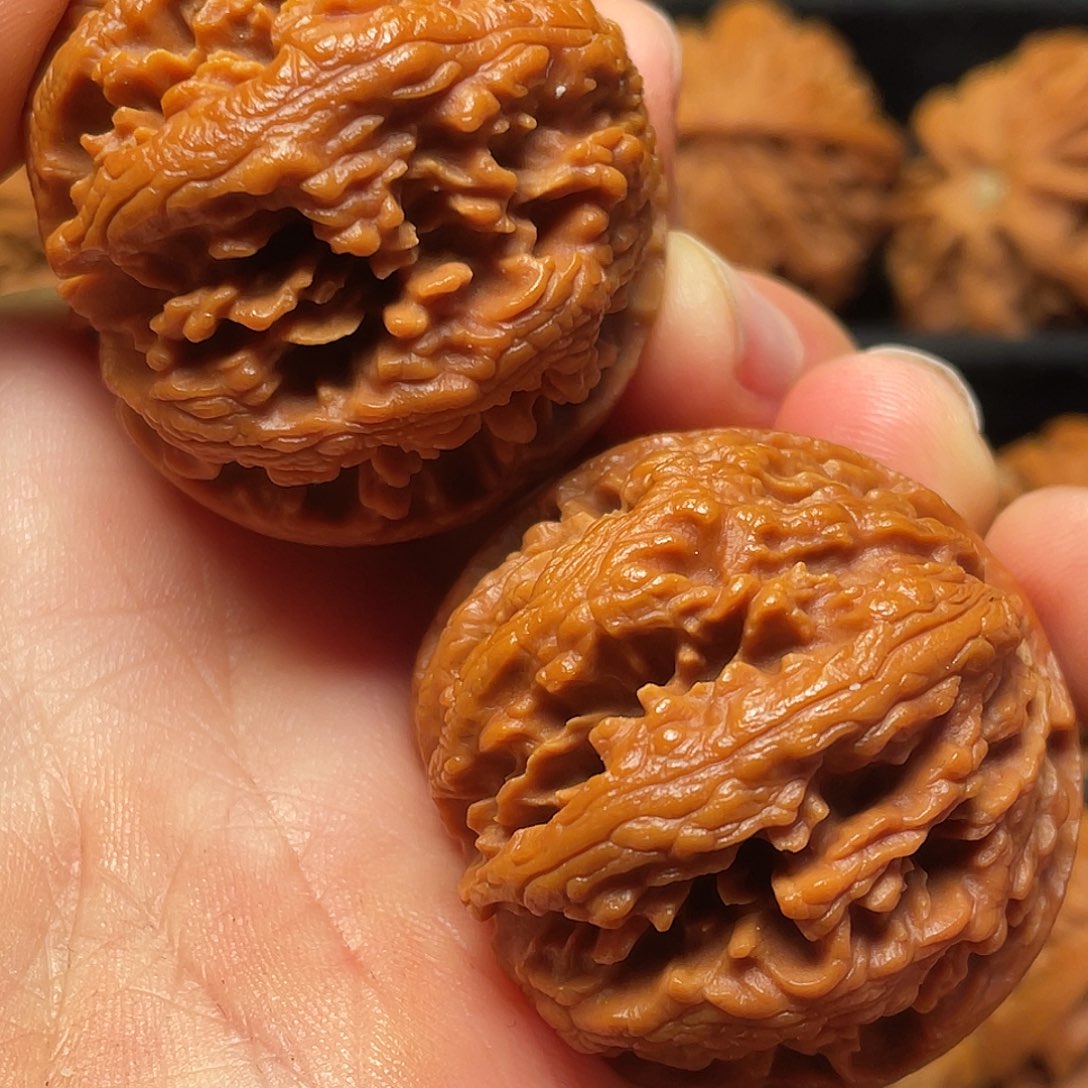 文玩核桃把件秦岭山脉核桃