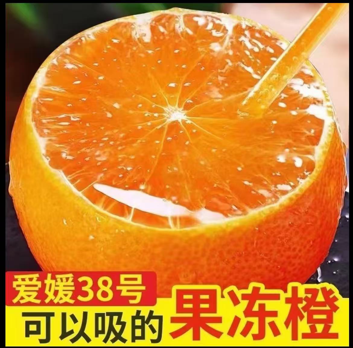 新鲜爱媛38号果冻橙四川产地直发可手剥的M
