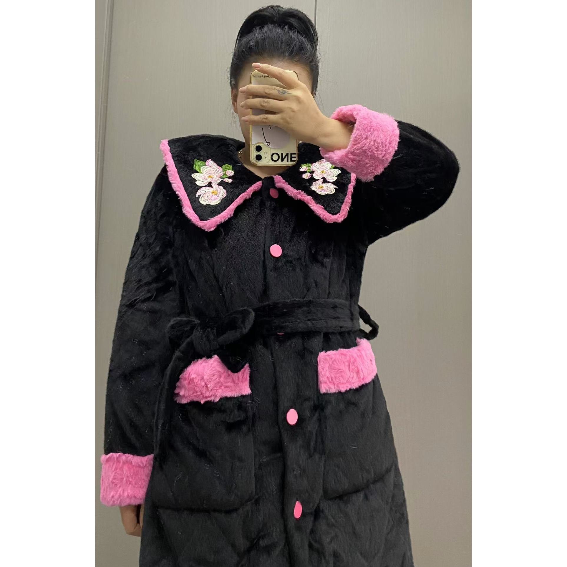 9002时尚保暖家居服套装可外穿高货女款睡衣休闲翻领设计