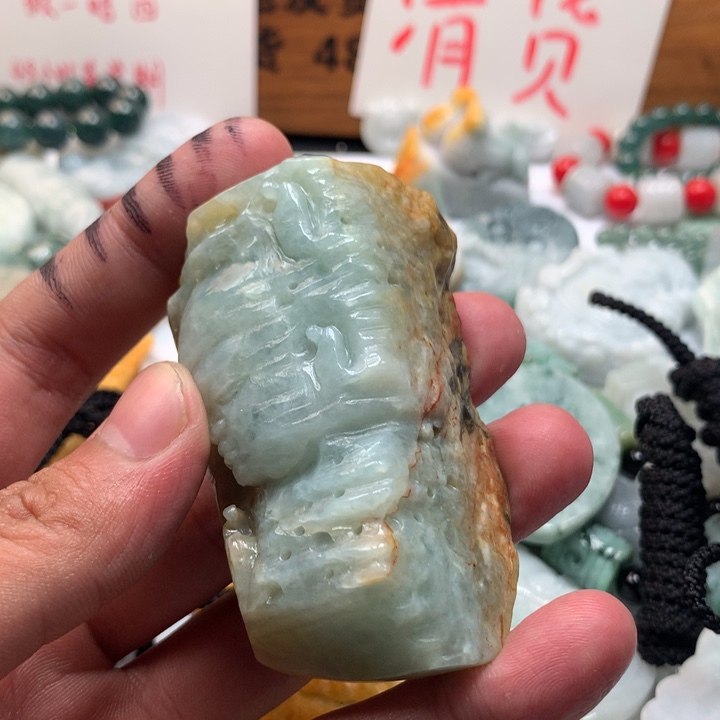 颈饰未镶嵌翡翠保真天然a货翡翠