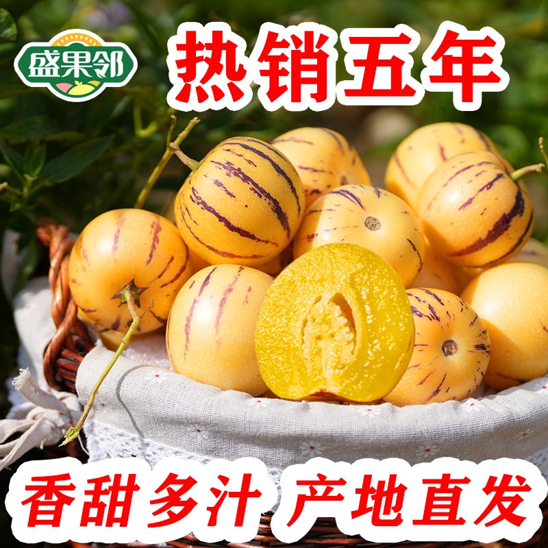 盛果邻   家庭装 云南石林树上熟人参果圆果黄肉大果当季新鲜水果