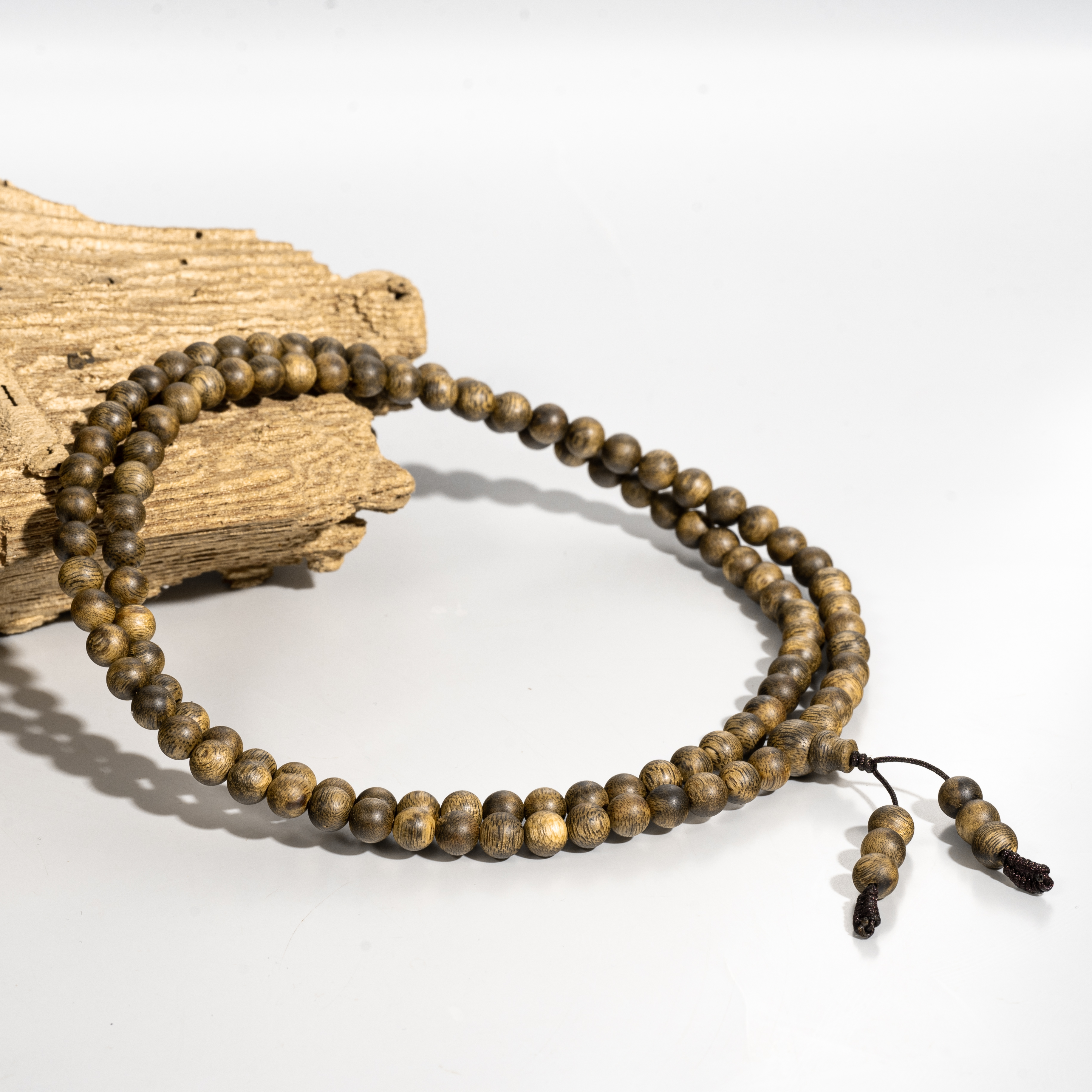 满江红 沉香【促销福利】金沙叶/圆珠0.7长串/海南莺歌绿棋楠/CC65