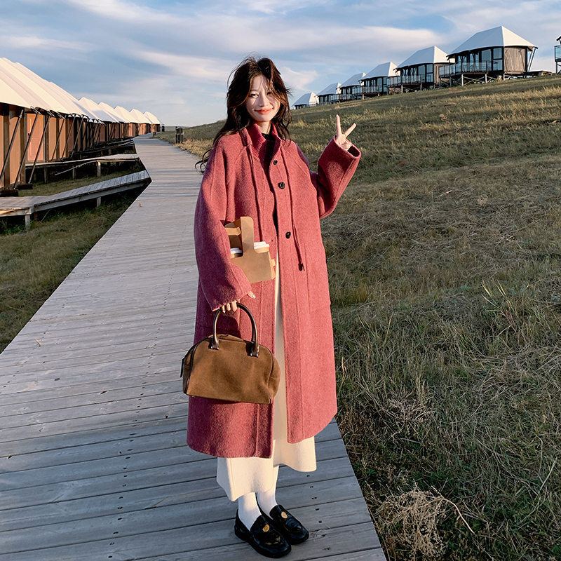  011-020 撤柜优选女装秋冬尾货长款女毛呢外套（非主图款）