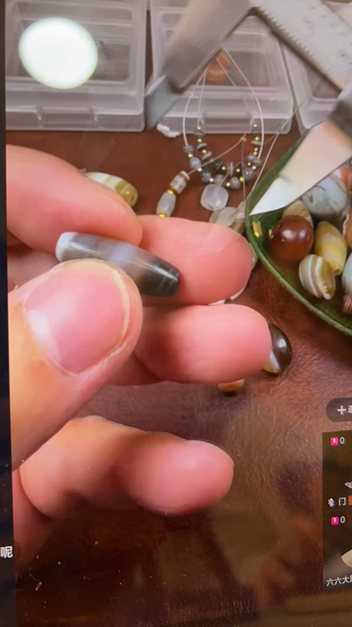 藏传古珠配饰文玩老物件