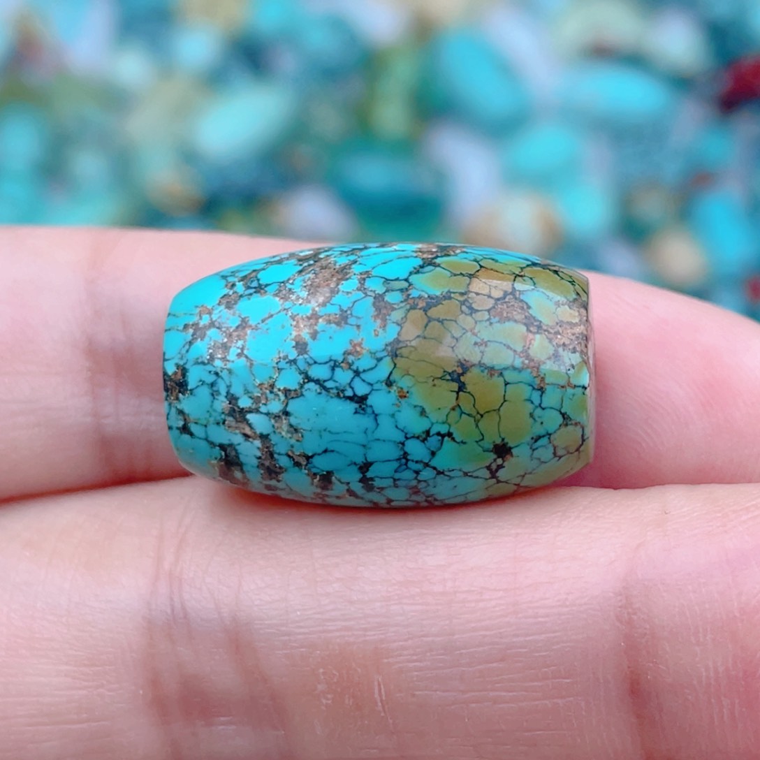 未镶嵌绿松石珠宝奇石佩*