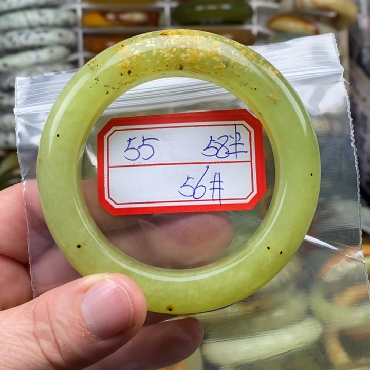 未镶嵌蛇纹石玉手绳