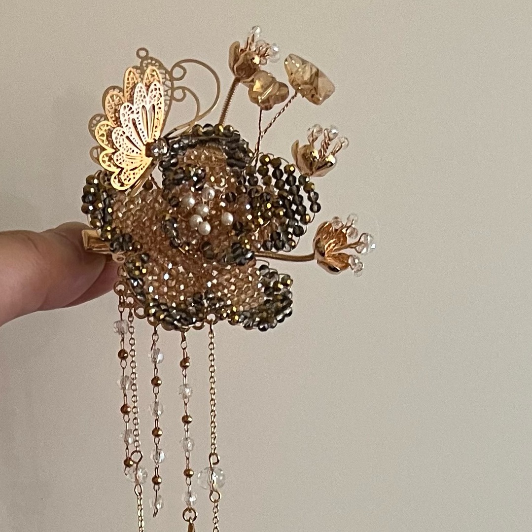 古悦倾城【金枝玉叶发夹】古风汉服发饰