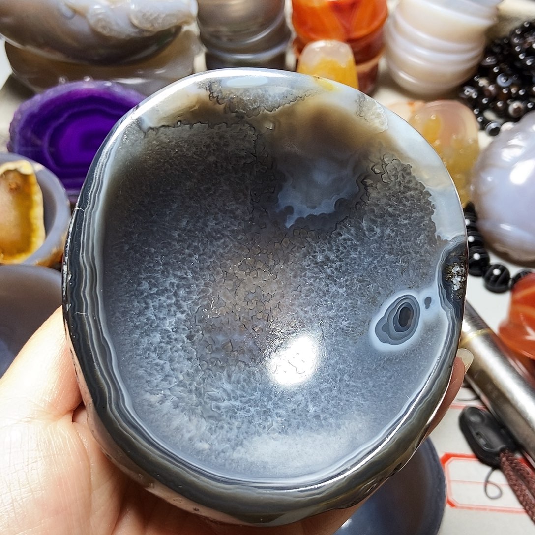 老***兔玛瑙/玉髓未镶嵌微瑕