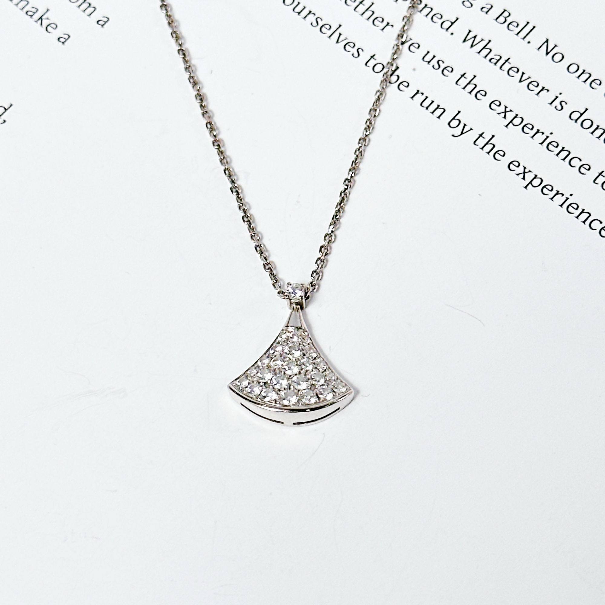 95新 宝格丽 安洁利严选扇子系列/SK0125627 项链