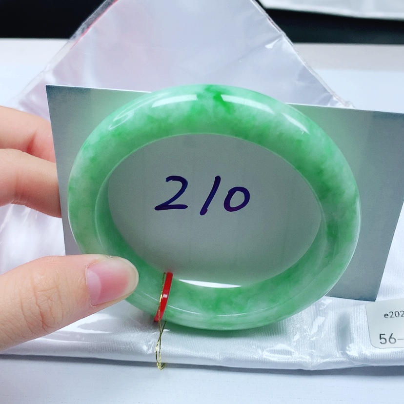 【闪购商品】翡翠未镶嵌手镯天然缅甸a货手镯56