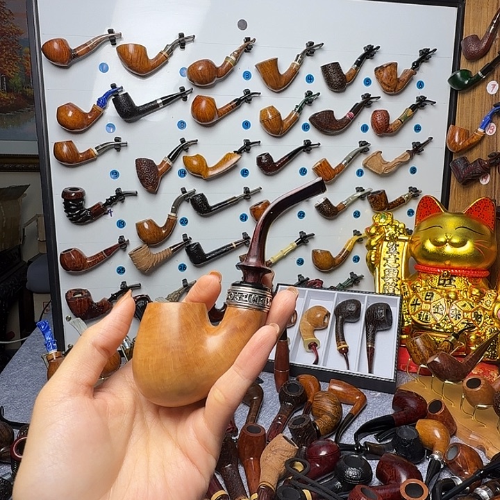 奔***石楠木烟斗原木烟斗