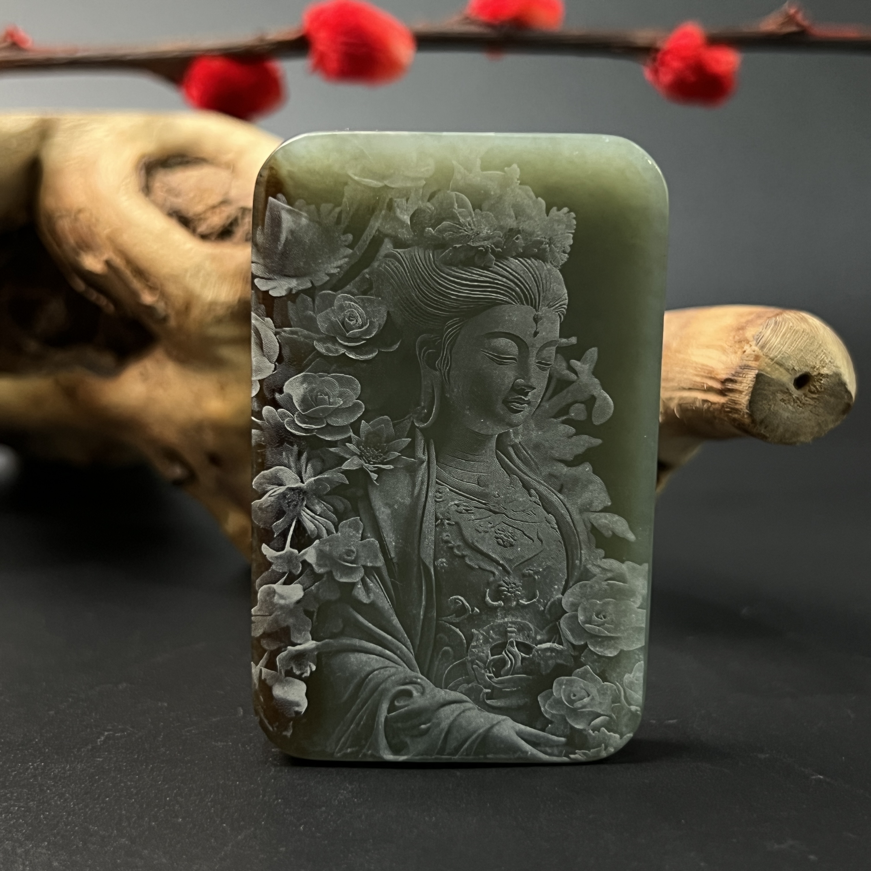 0730GC128和田玉挂件