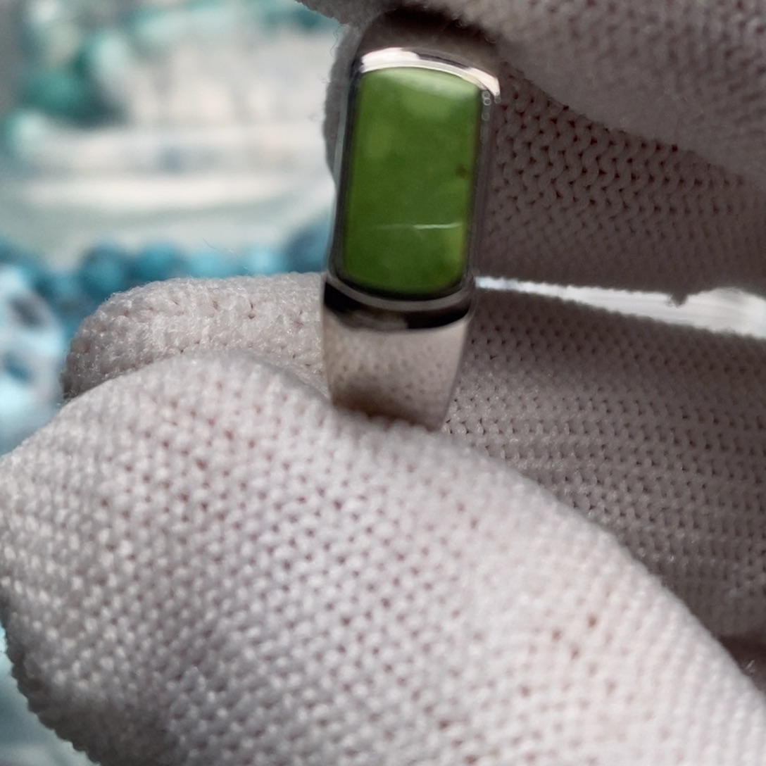 绿松石银S925镶嵌珠宝奇石