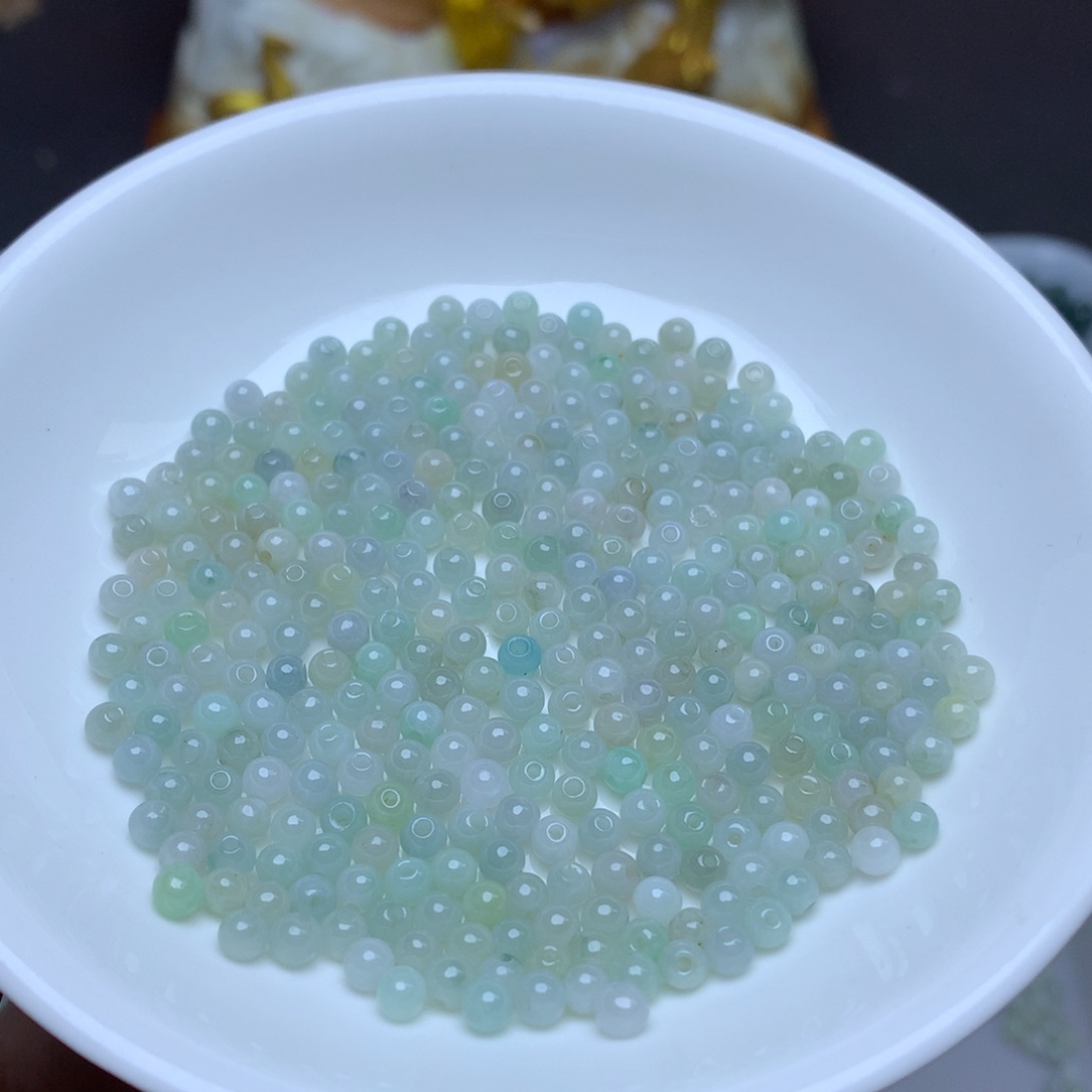 【闪购商品】翡翠手链未镶嵌卡3.5冰晴100个