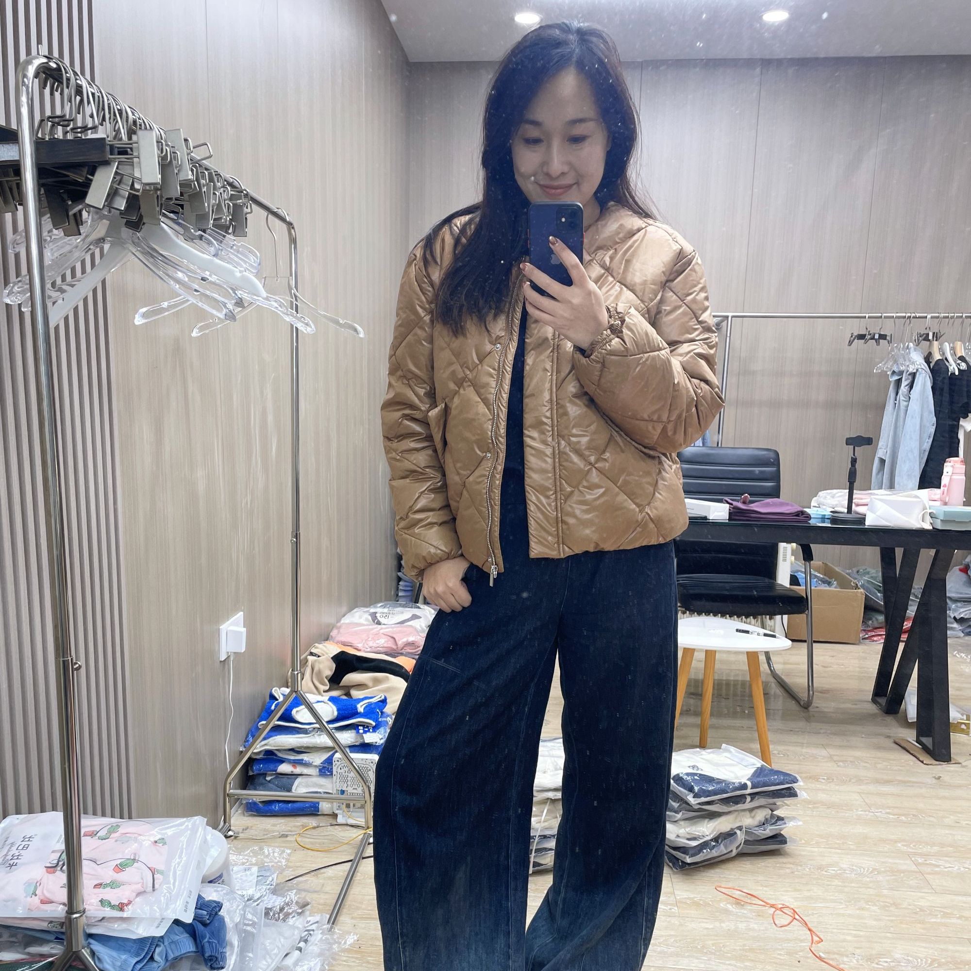 冬季短款保暖棉衣