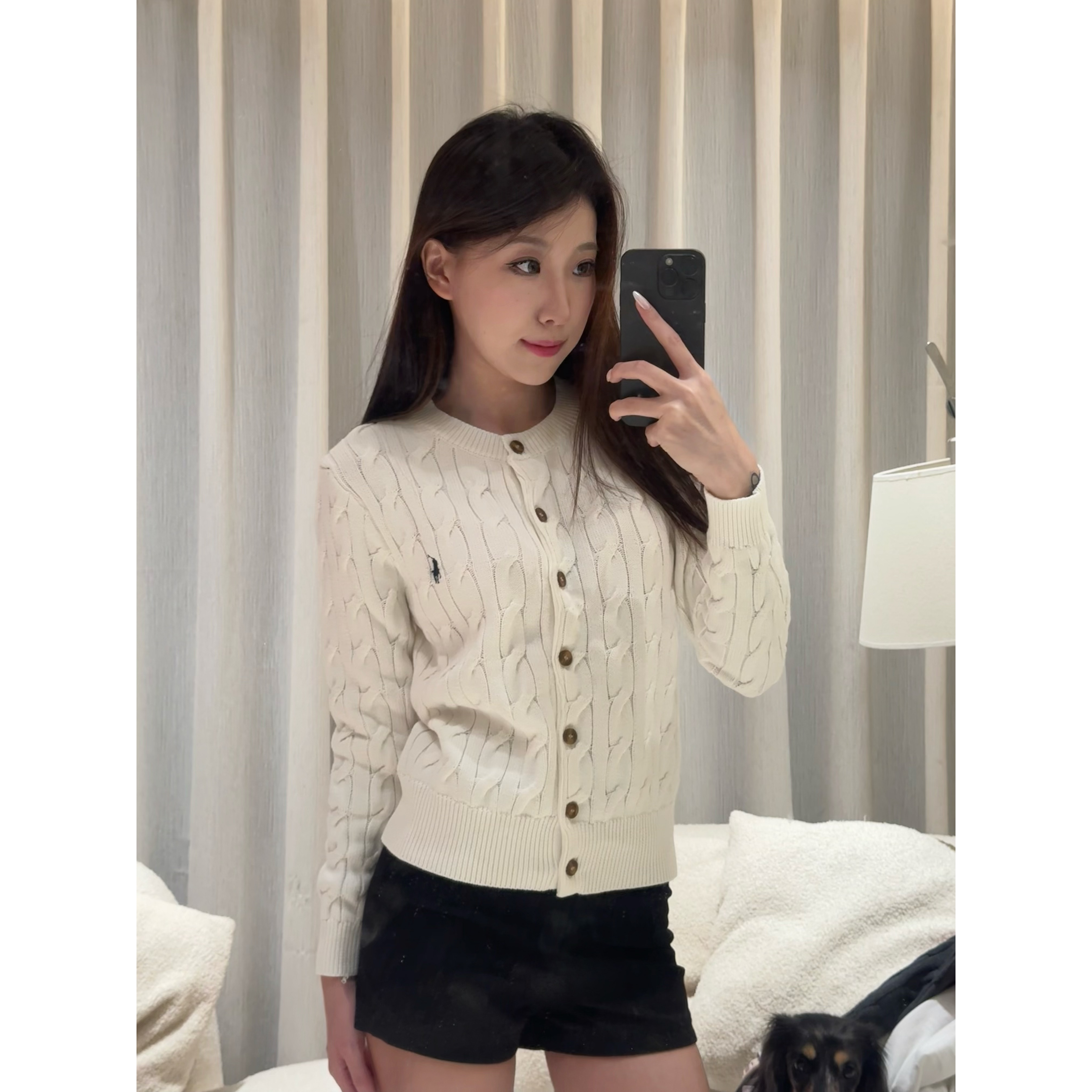 12色经典LOGO刺绣大麻花圆领针织开衫毛衣老钱风