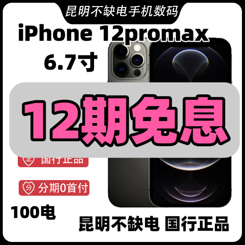 99新 Apple/苹果 iphone12ProMax原装国行正品5G双卡双待二手优品