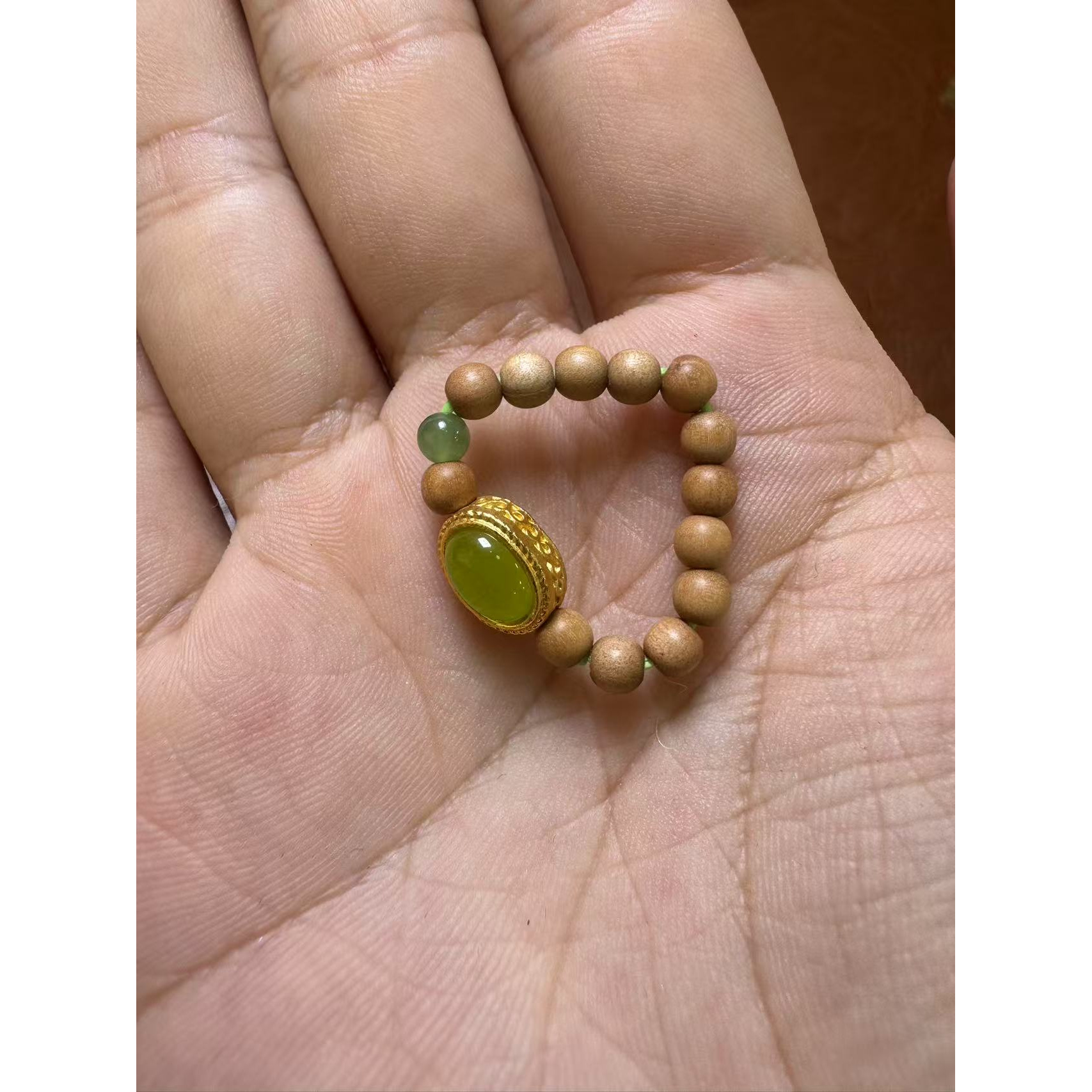 MSS14文创精美黄花梨木串降香檀木手工制作成品木珠饰品