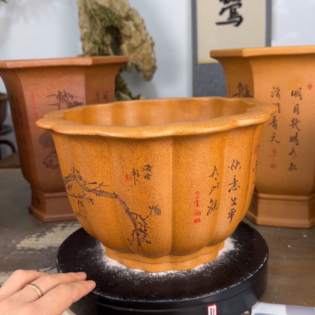 逍***遥紫砂花盆紫砂花盆