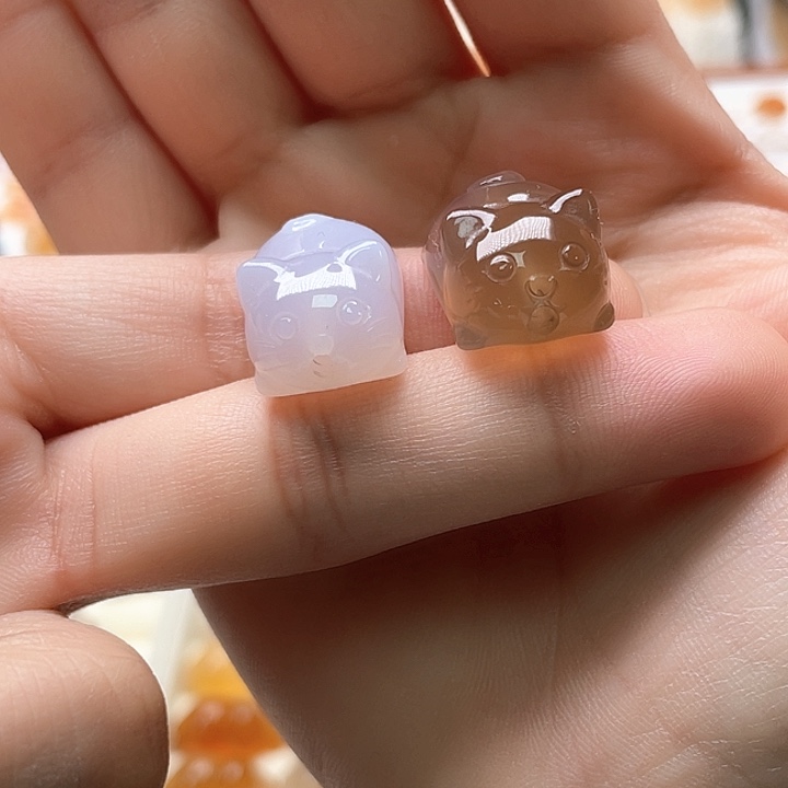 玛瑙/玉髓未镶嵌玛瑙飞天猫