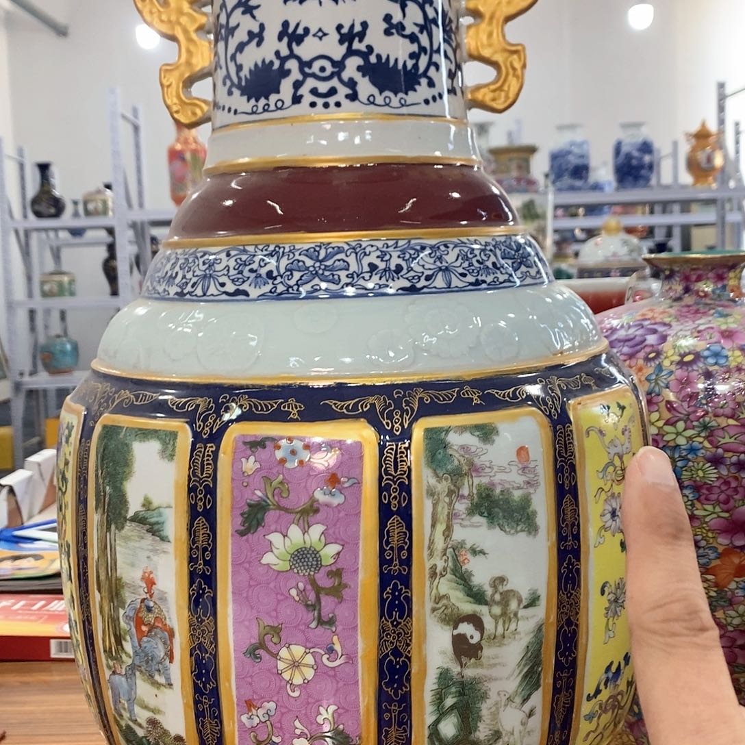 景德镇陶瓷花瓶摆件