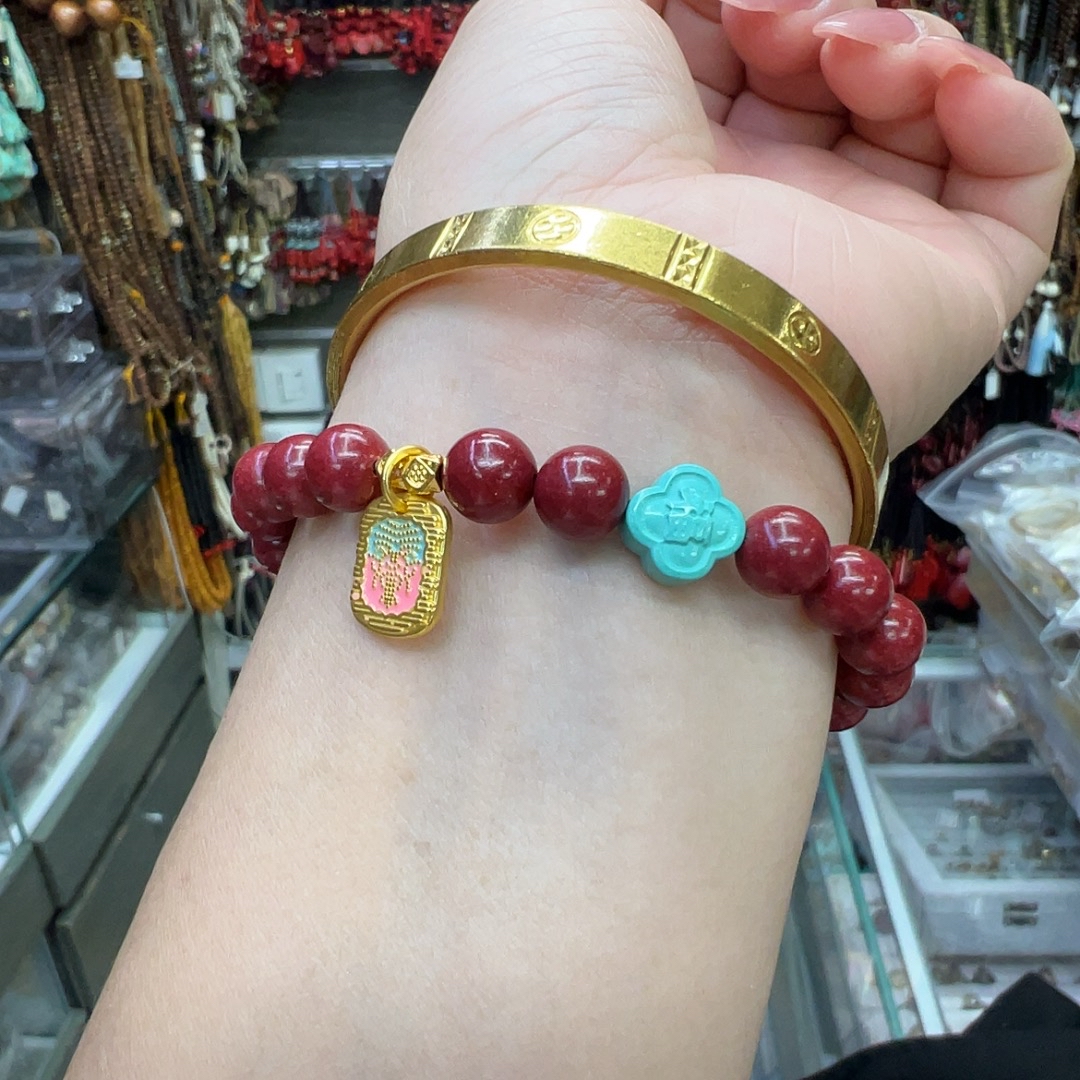 新款将真香四叶草手串