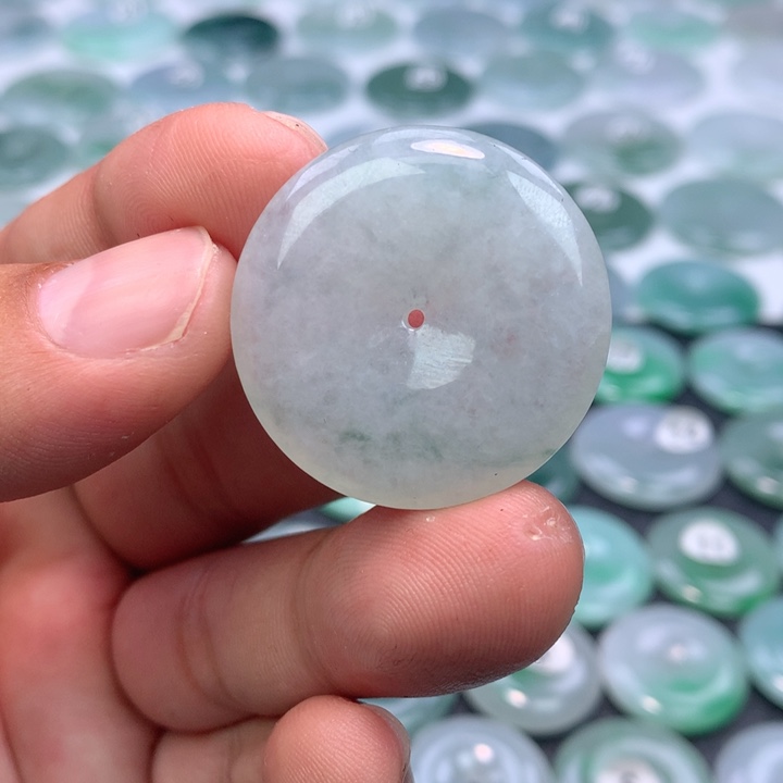 翡翠未镶嵌颈饰缅甸天然A货翡翠32-6.1