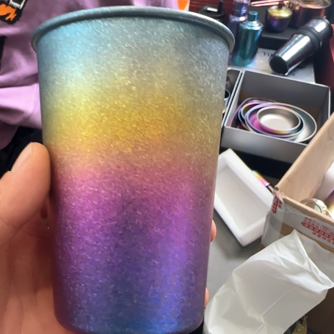 纯钛啤酒杯一个瑕疵