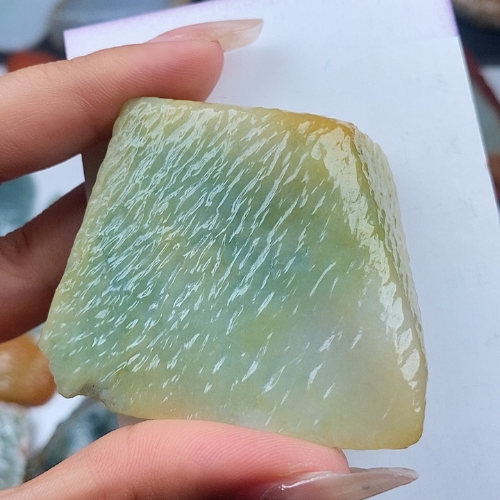 翡翠未镶嵌颈饰天然