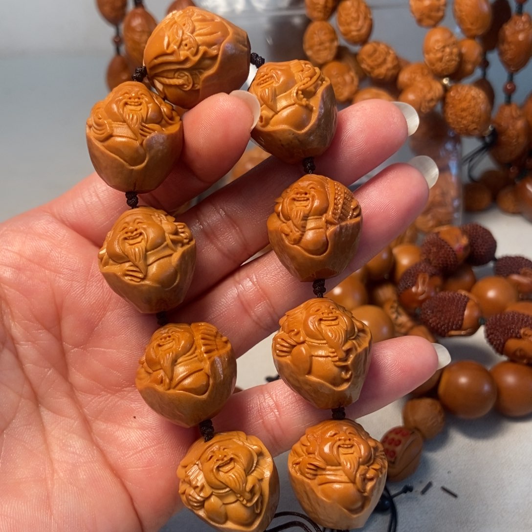 橄榄核手串/手链包衣财神21
