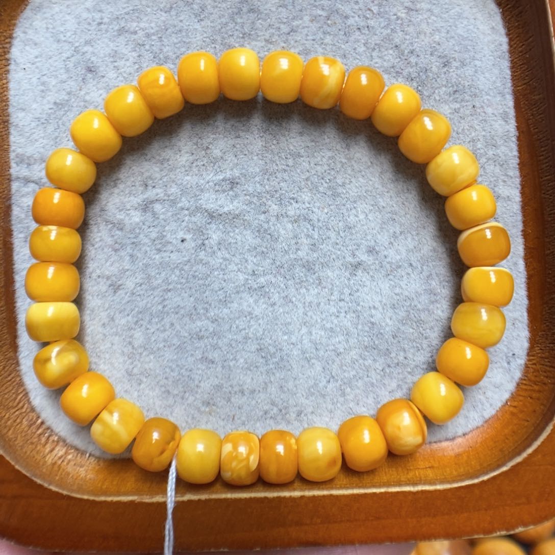 蜜蜡手串未镶嵌蜜蜡