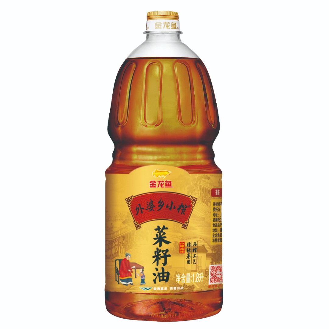 金龙鱼外婆乡小榨菜籽油1.8L(1.8L*1瓶)