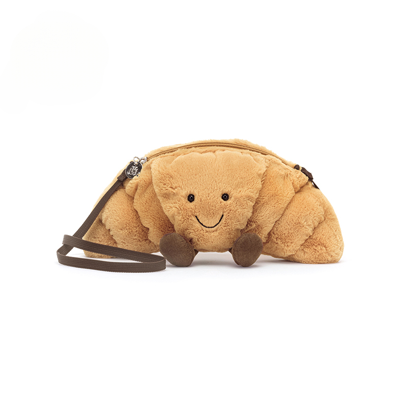 英国趣味可颂包包柔软可爱玩偶背包公仔生日礼物情侣礼物