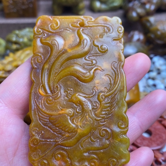 蛇纹石玉未镶嵌颈饰126