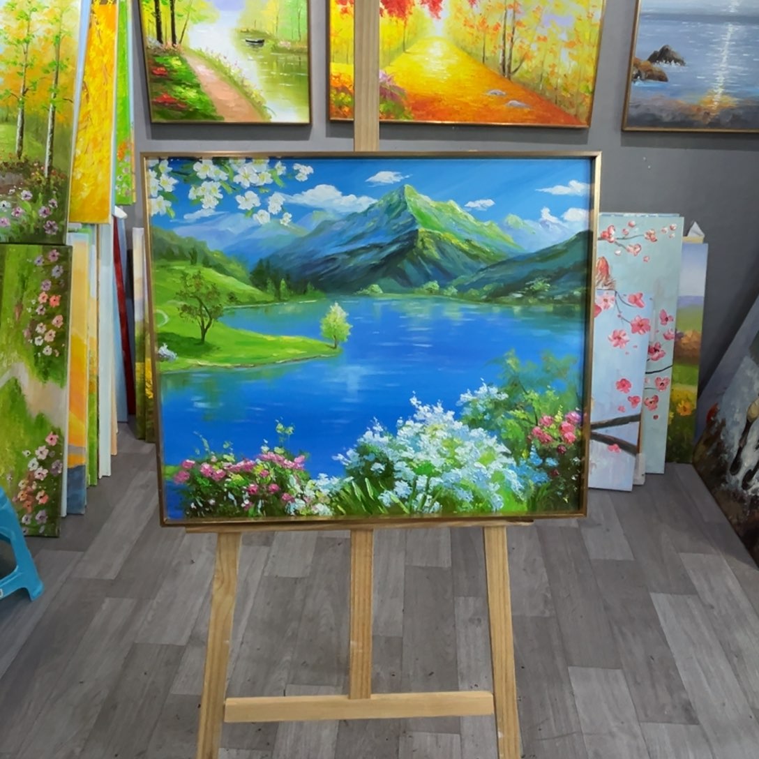 横款50x60纯手工油画