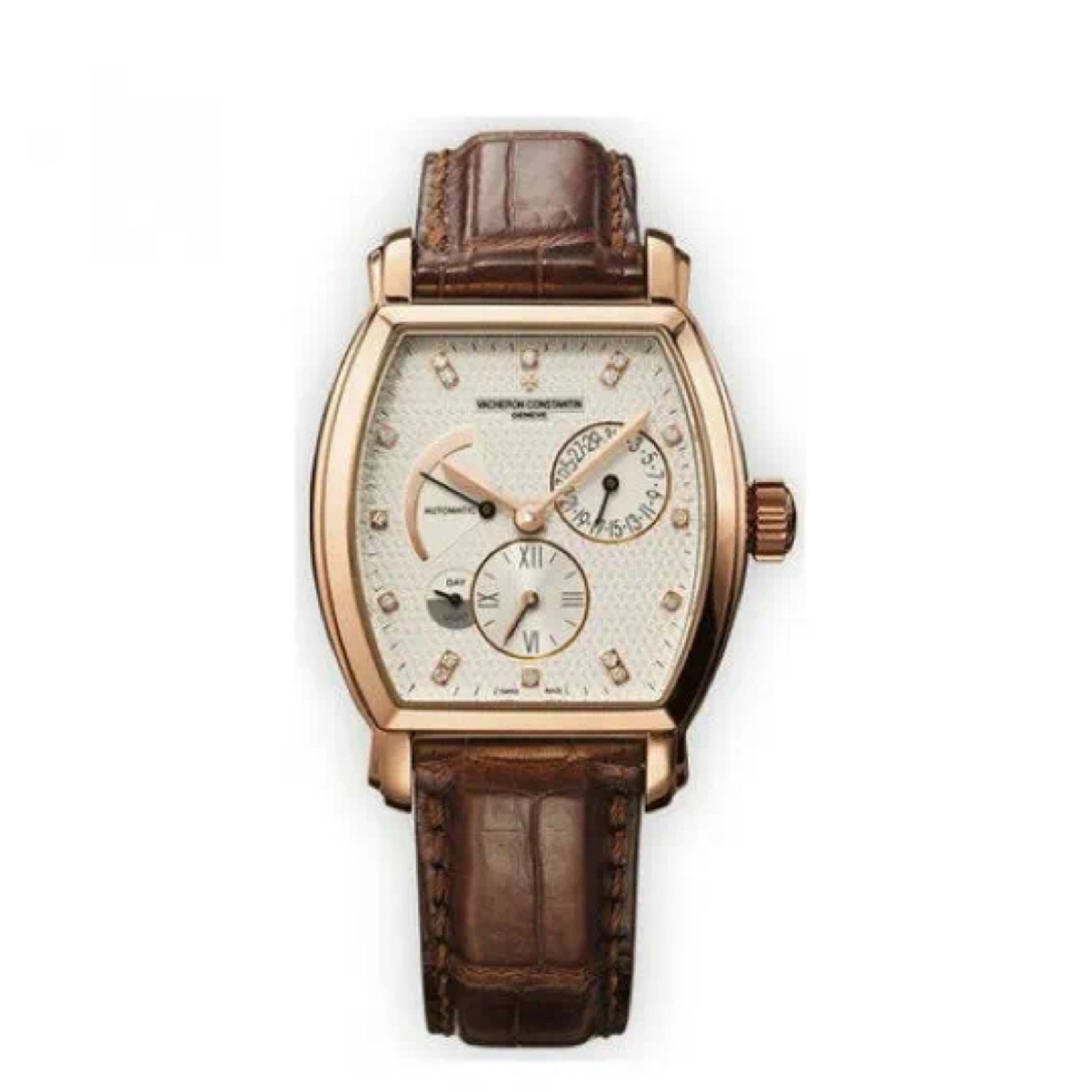 95新 Vacheron Constantin/江诗丹顿 马耳他47400/18k玫瑰金