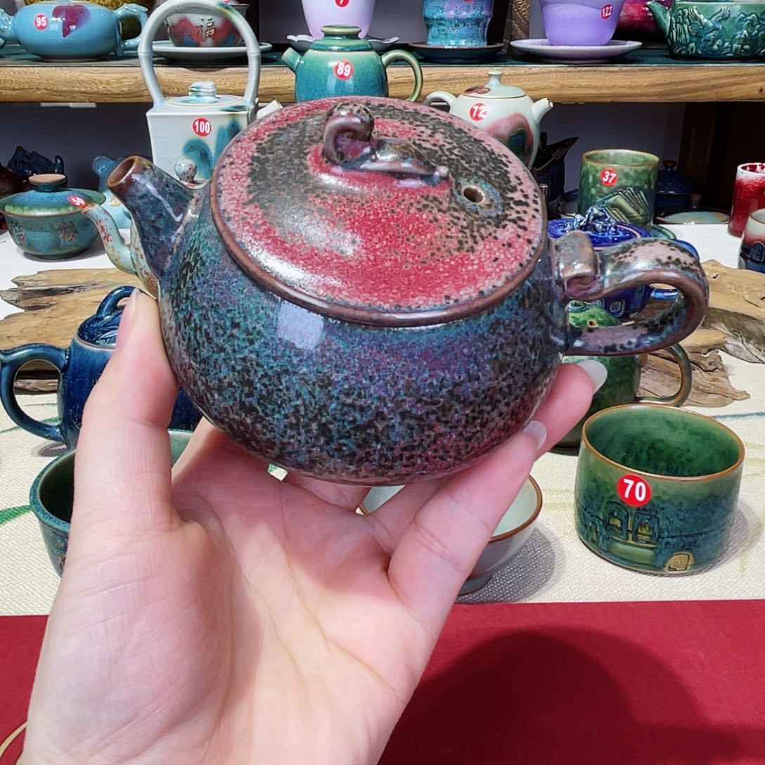 壶禹州钧瓷艺术作品