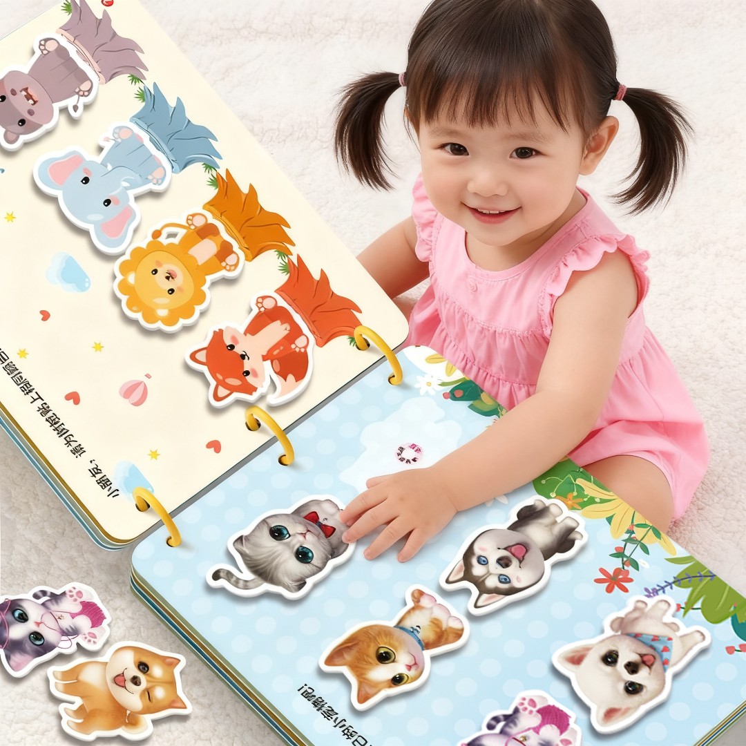 安静书手撕书撕撕书早教魔术贴宝宝幼儿园儿童益智趣味启蒙玩具