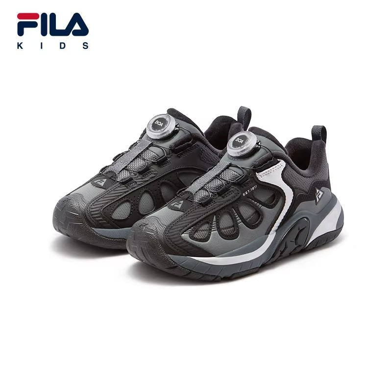 【犀牛2稳定保护】斐乐儿童中大童冬加绒保暖户外运动鞋K15B542510