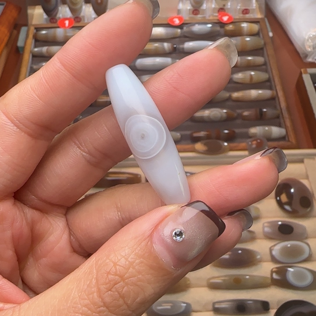 玛瑙/玉髓单珠未镶嵌