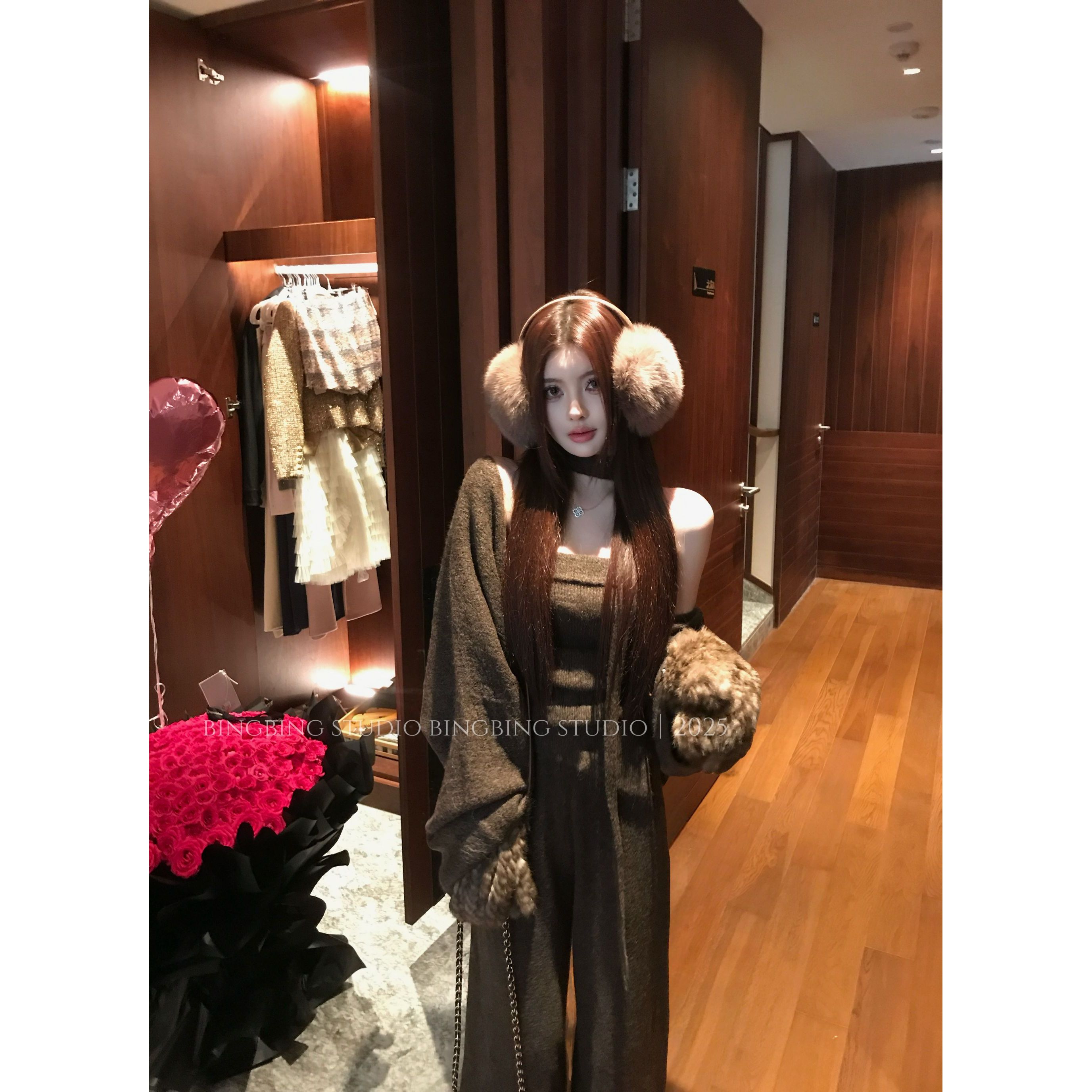 大璐●「小妲己」洋气设计感三件套BBQ5SJT5431