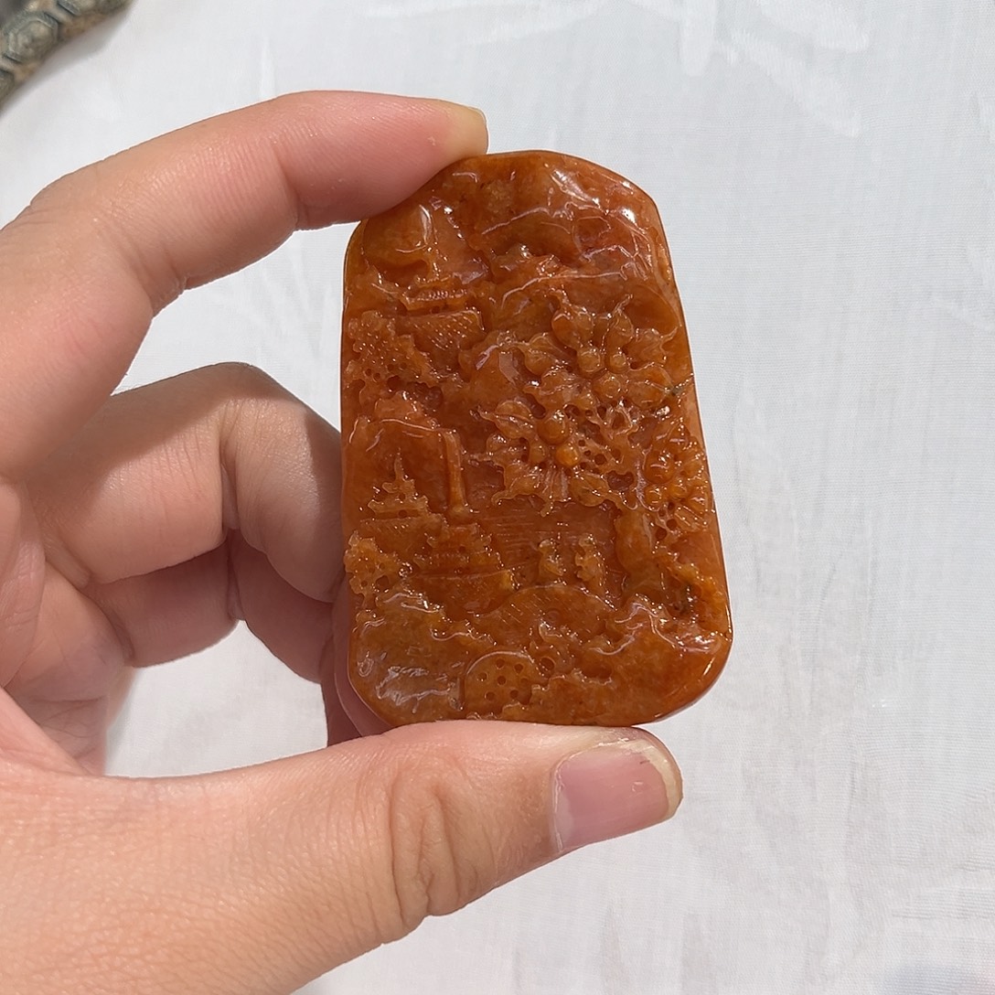 翡翠合金吊坠(赠链)