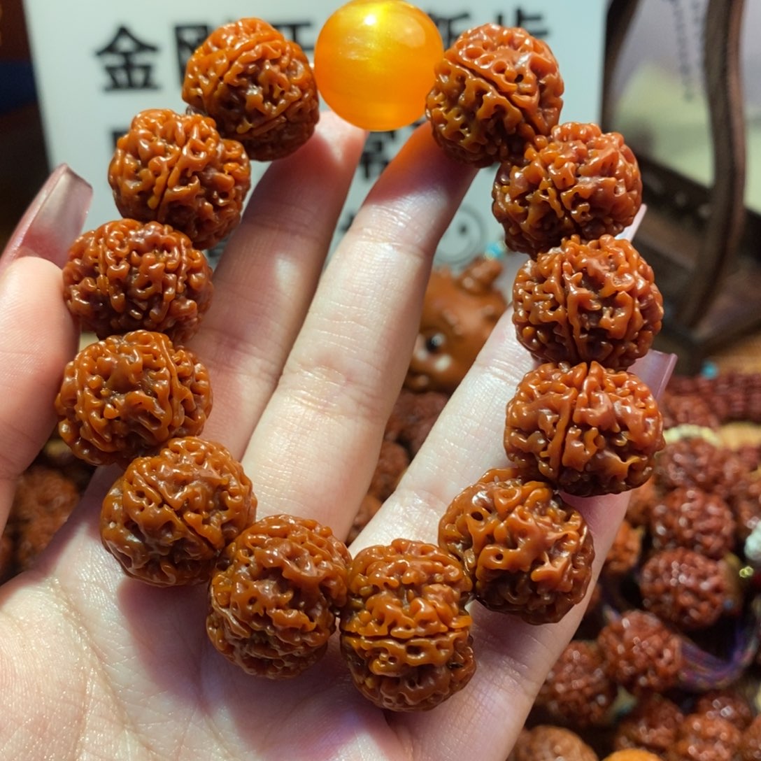 金刚菩提手串206无尘19.9