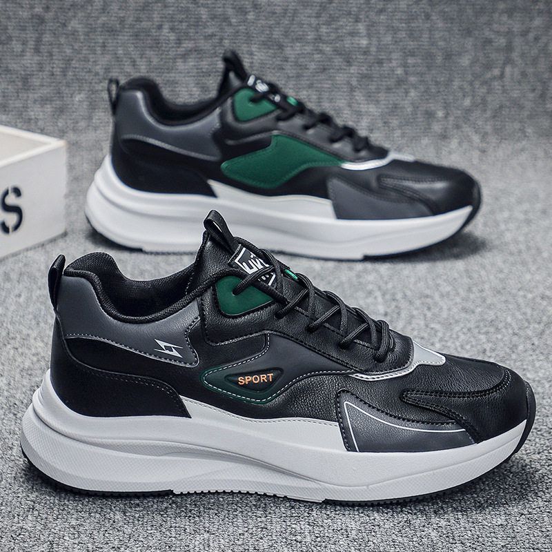 男鞋秋季新款时尚薄款透气韩版潮流百搭男生低帮运动休闲老爹潮鞋