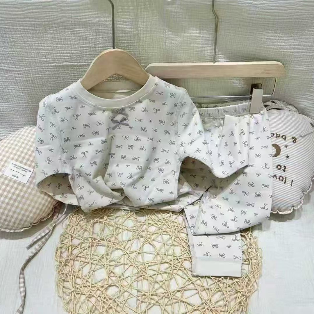 大童秋季居家舒适柔软秋衣套装