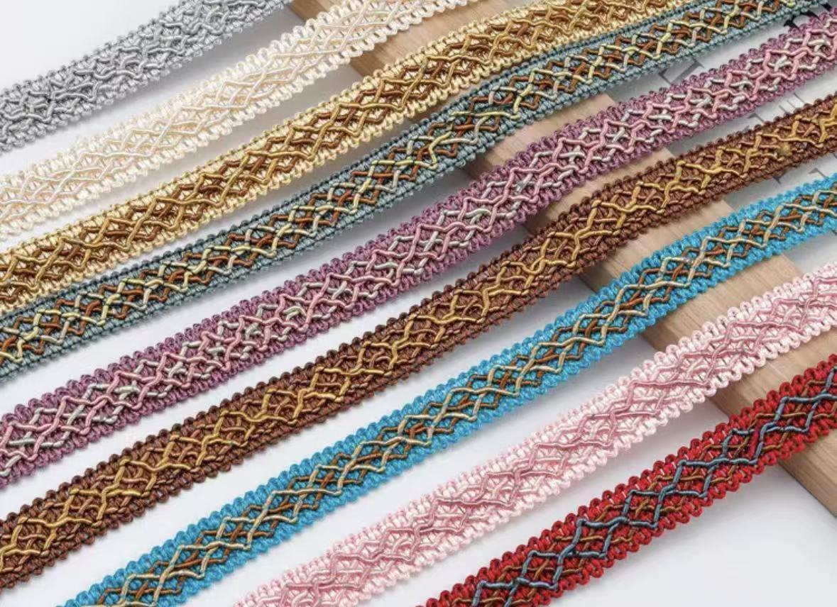 【壹家宠粉】1.5cm窗帘花边拼接小边 辅料花边DIY手工材料花边