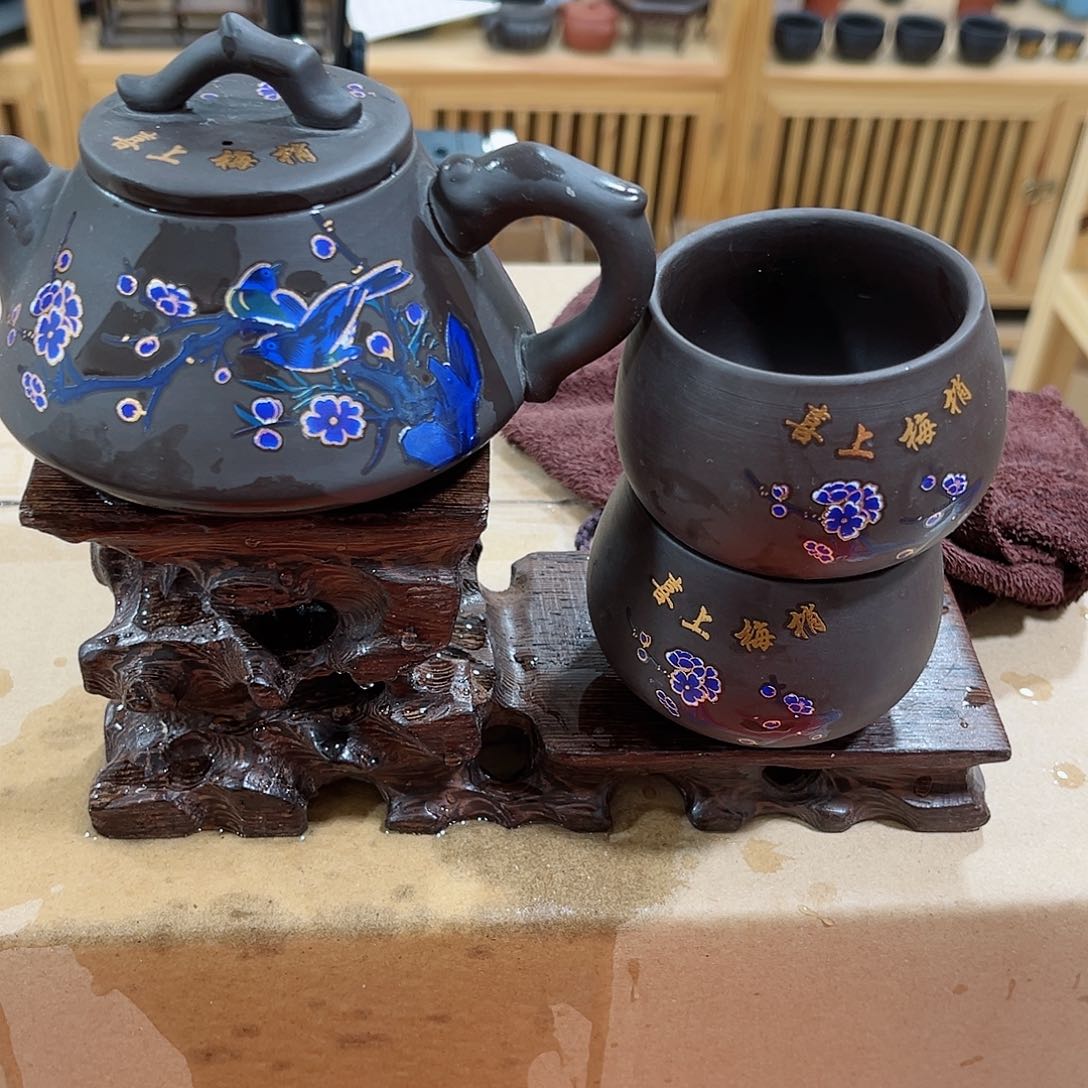紫砂茶壶周年庆的作品