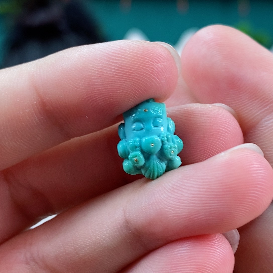 绿松石珠宝奇石未镶嵌